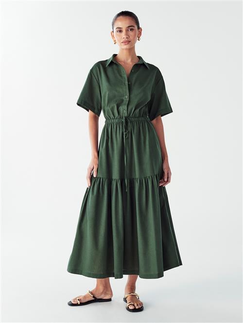 Willa Blusekjole 'EFFIE DRESS'  oliven