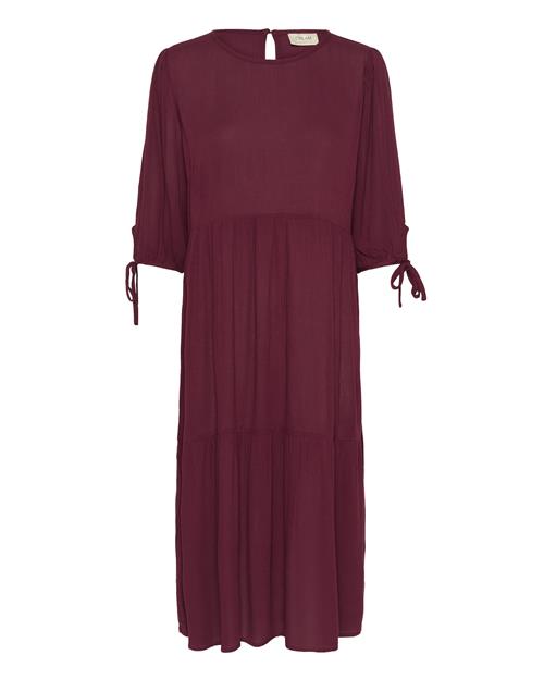 Cream Kjole 'Aya'  bordeaux