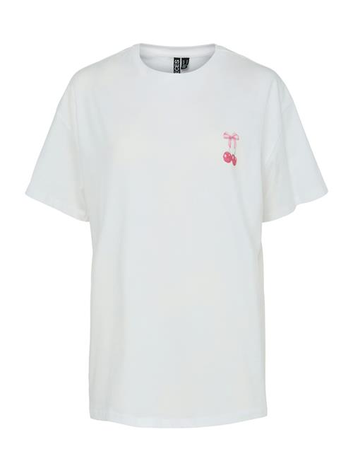 PIECES Shirts 'PCMIKKA'  grøn / hindbær / hvid