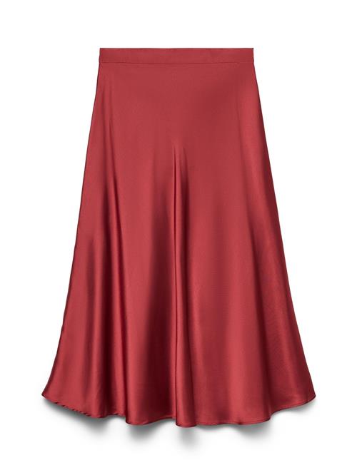 VERO MODA Nederdel 'VMGODDESS'  rubinrød