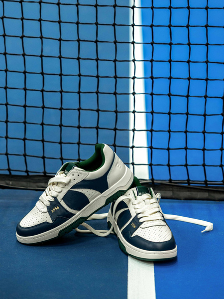 Björn Borg Men's Ollie Leather Sneakers Hvid, 44