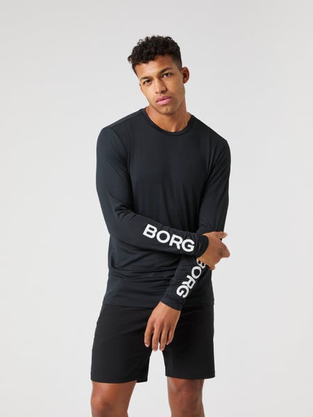 Björn Borg Borg Long Sleeve T-shirt Sort, XXL