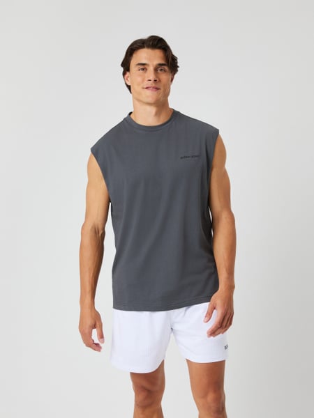 Björn Borg Borg Gym Sleeveless T-shirt Grå, S