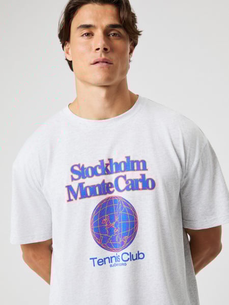 Björn Borg Borg Gym Oversized T-shirt Grå, XL