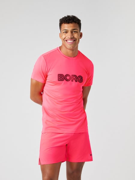 Björn Borg Borg Graphic T-shirt Pink, XL