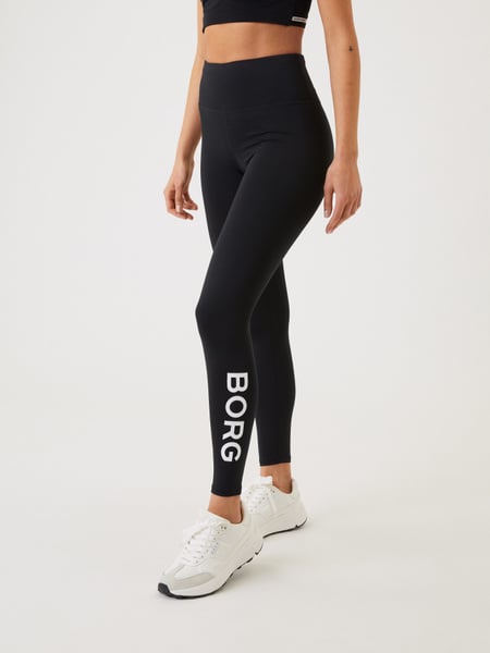 Björn Borg Borg Logo Tights Sort, XL