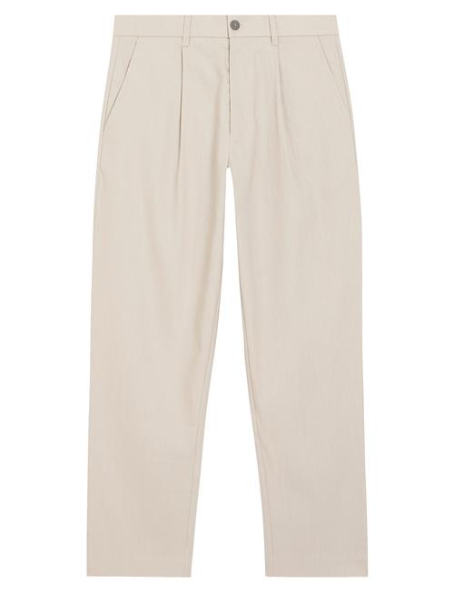 Linen Lyocell Stretch Tapered Calvin Klein Cream