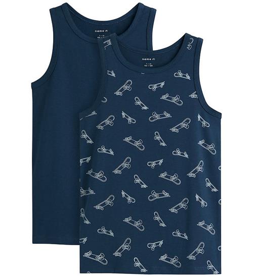 Name it Undertrøje - Noos - NkmTank - 2-Pak - Titan/w/ Titan
