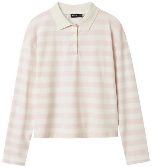 LMTD Polobluse - NlfKliva - Crystal Pink/White Stripes