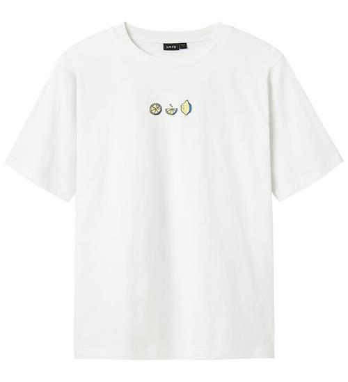 LMTD T-shirt - NlmFuges - Bright White m. Print