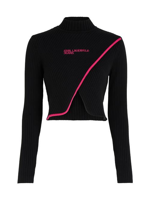 Se KARL LAGERFELD JEANS Pullover  pink / sort ved About You