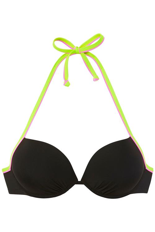 BUFFALO Bikinioverdel  neongul / sort