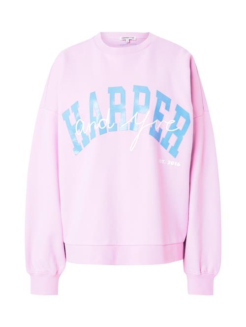 Harper & Yve Sweatshirt  lyseblå / lyselilla / offwhite