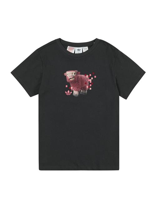 ADIDAS ORIGINALS Shirts 'GFX'  nude / magenta / gammelrosa / sort