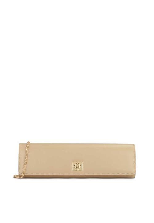 Kazar Clutch  beige / guld