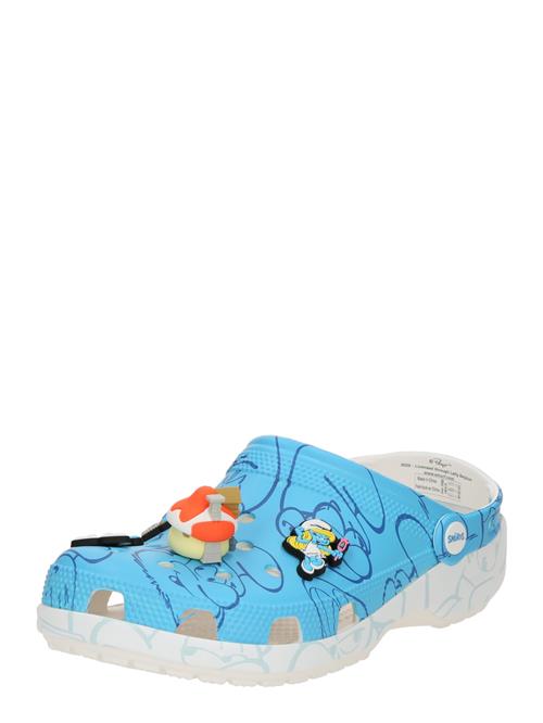 Crocs Træsko 'Smurfs Classic'  blå / himmelblå / orange