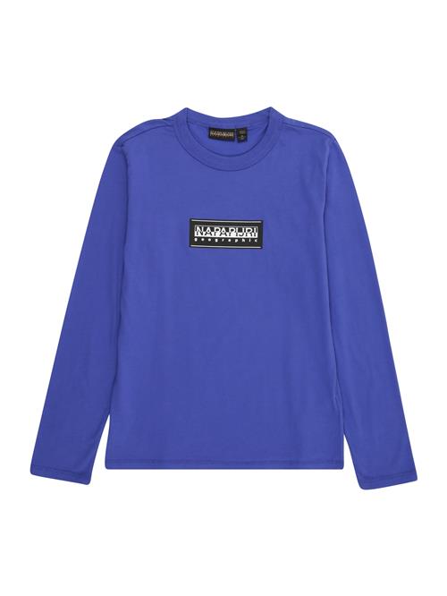 NAPAPIJRI Shirts 'S-CHAMOIS'  koboltblåt / sort / hvid