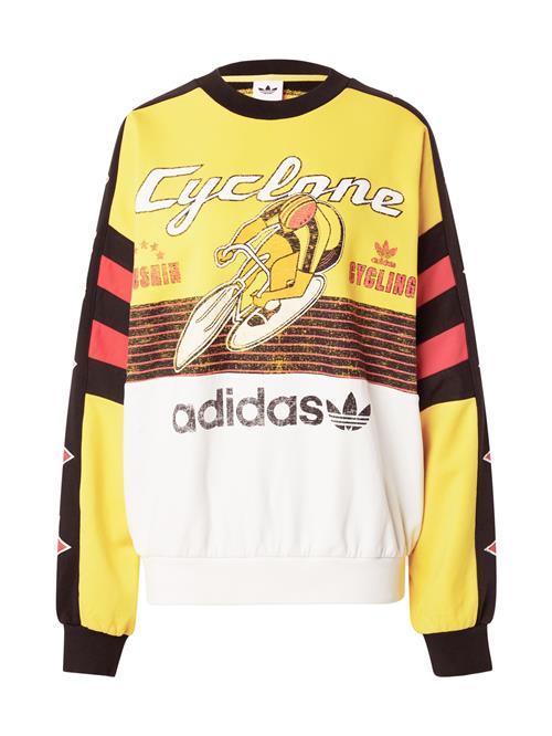 ADIDAS ORIGINALS Sweatshirt  brun / gul / rød / sort