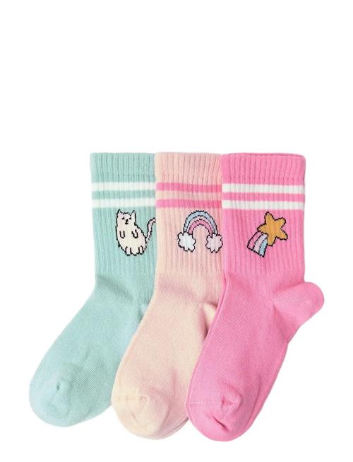 Se Sock 3 P Sg Kawaii Lindex Patterned ved Booztlet