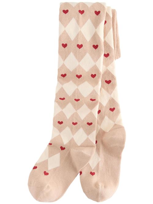 Next Strømpebukser  beige / creme / rød