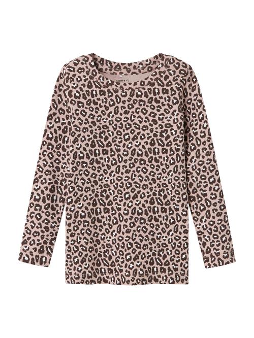 NAME IT Bluser & t-shirts 'NMFLEOANA'  lilla / sort / hvid