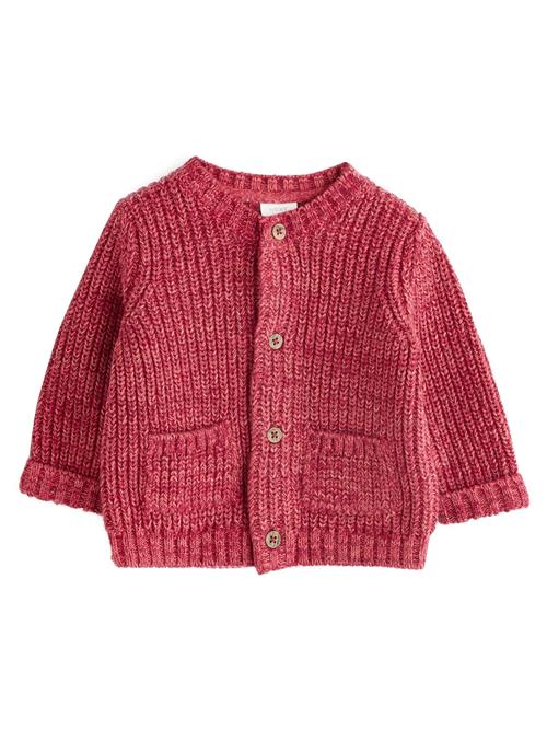 Next Cardigan 'My first Christmas'  rød