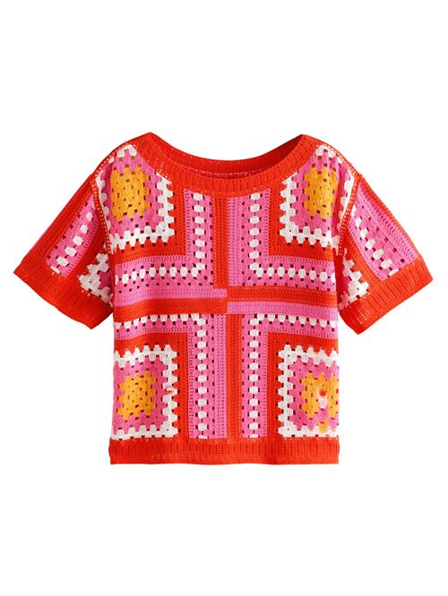 Next Pullover  pink / rød / hvid