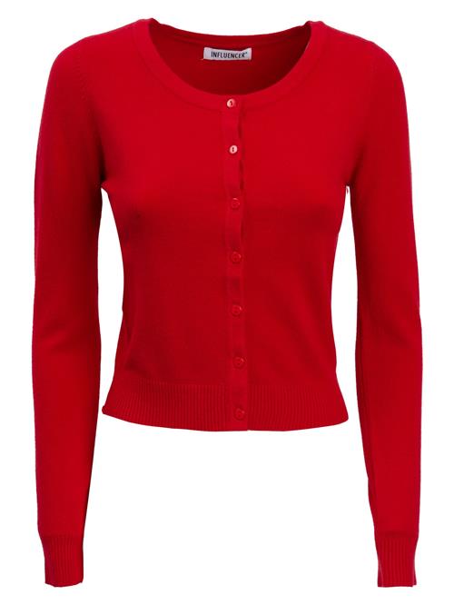 Influencer Cardigan  rød