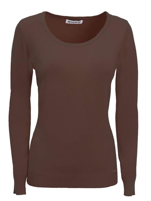 Influencer Pullover  brun