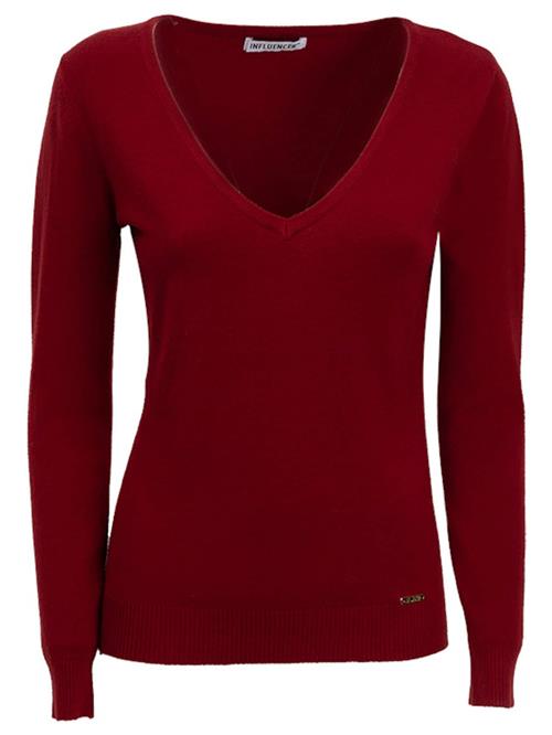 Influencer Pullover  rød