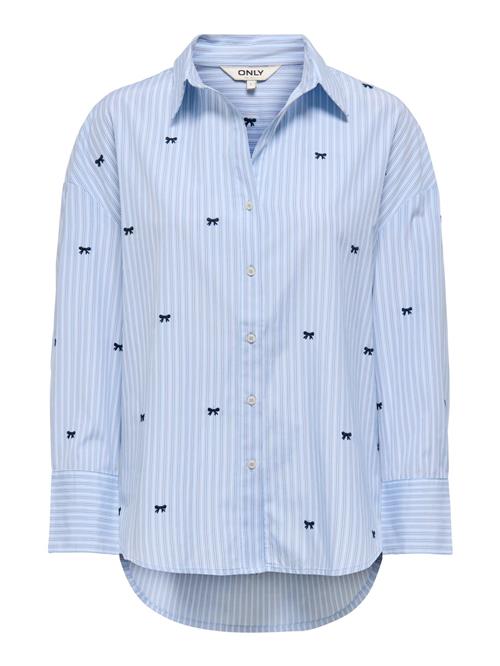 ONLY Bluse 'ONLOREGON'  blå / sort