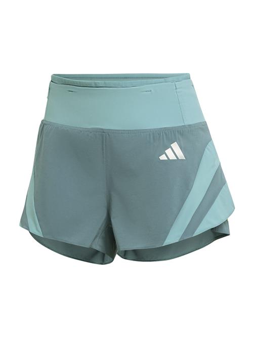 ADIDAS PERFORMANCE Sportsbukser 'ADIZERO 3'  grøn / smaragd / hvid