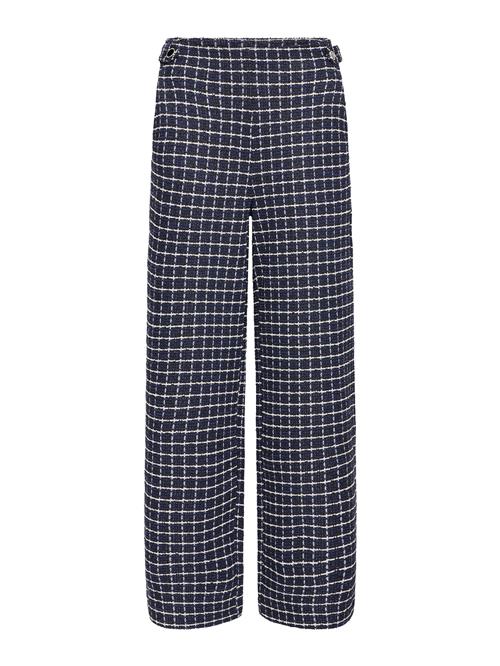 ICHI Bukser 'IHKATE CLOULE'  mørkeblå / sort / offwhite