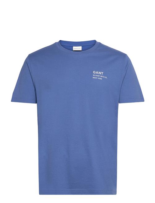Small Graphic Ss T-Shirt GANT Blue