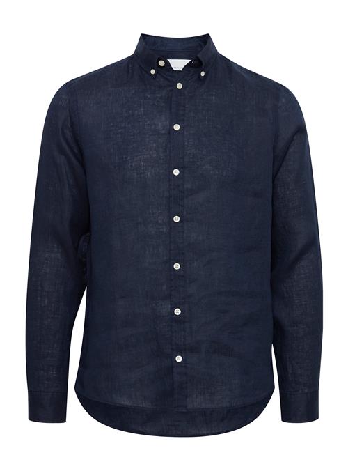 Cfanton Bd Ls Linen Shirt Casual Friday Navy