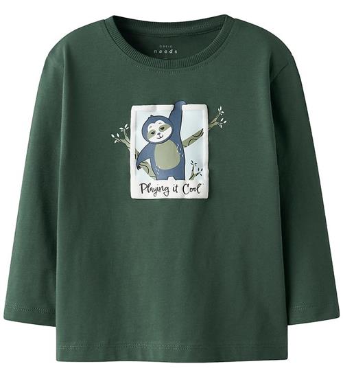 Name It Bluse - NmmVictor - Garden Topiary/Sloth Picture