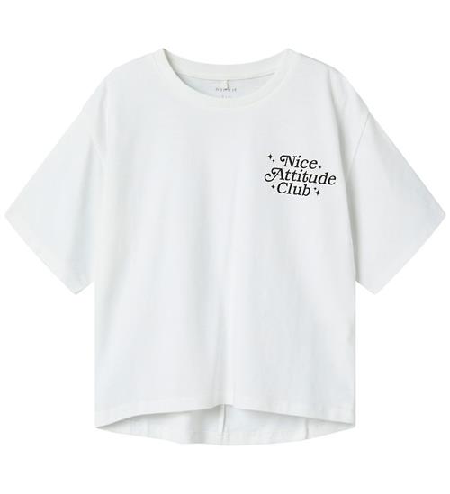 Name It T-shirt - NkfLione - Bright White m. Print