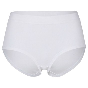 Pierre Robert Trusser Organic Cotton High Waist Brief Hvid økologisk bomuld X-Large Dame