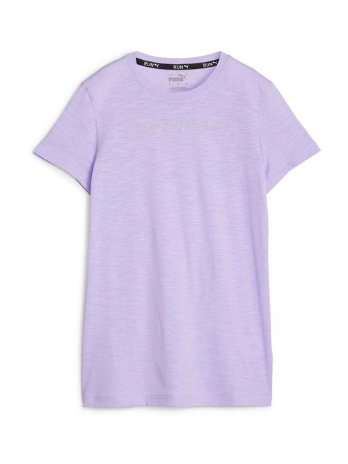 PUMA Funktionsbluse 'RUN'  lilla / sølv
