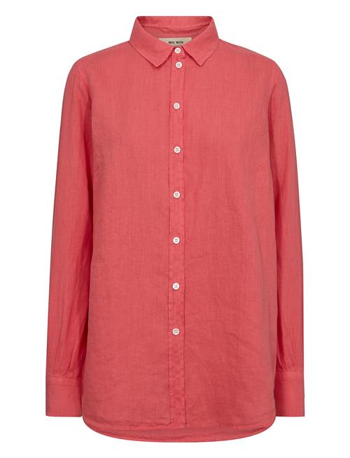 Mmkarli Linen Shirt MOS MOSH Red