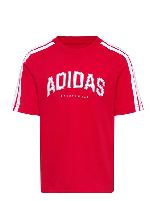 J C Colleg Tee Adidas Sportswear Red