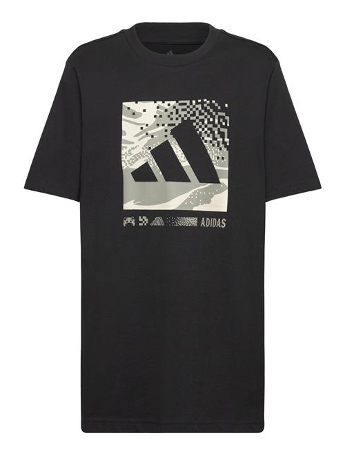 J Camo Logo Tee Adidas Sportswear Black
