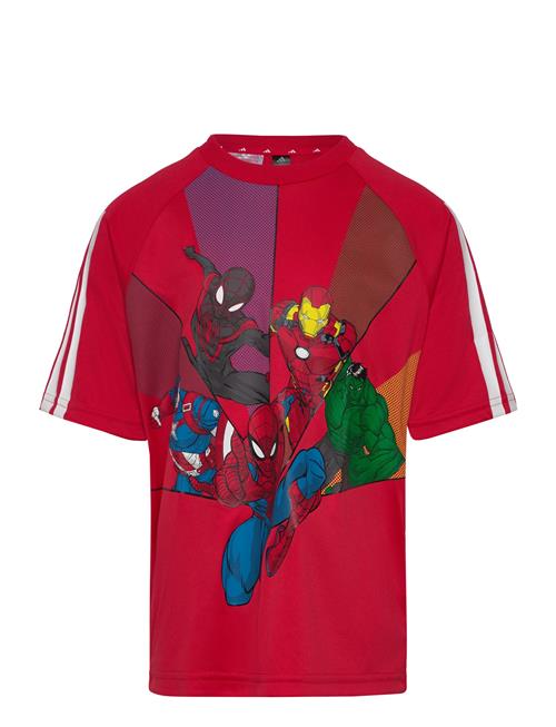Lk Mrvl Sm T Adidas Sportswear Red