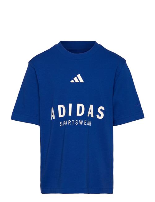 J Allszn Gfx T Adidas Sportswear Blue