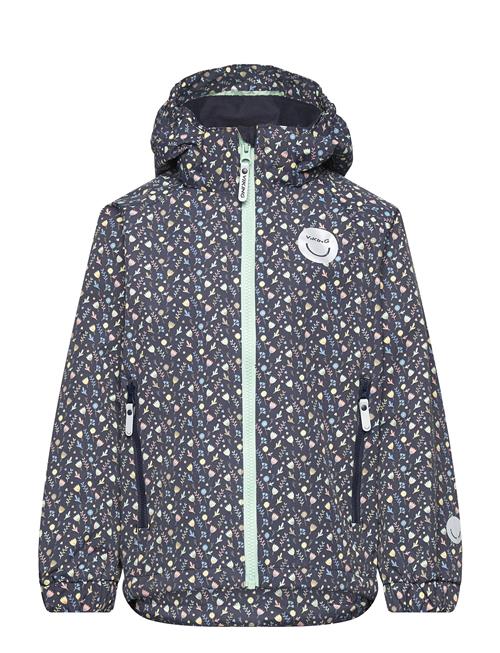 Play Jacket Spring Wp Printed Viking Navy
