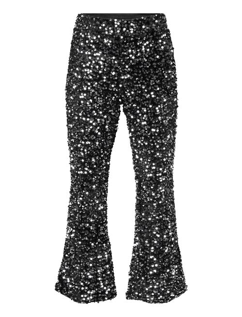 Vmbella Sequins Hw Flared Pant Jrs Girl Vero Moda Girl Black