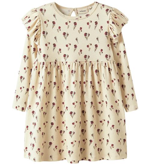 Lil Atelier Kjole - Rib - NmfLavo - Turtledove
