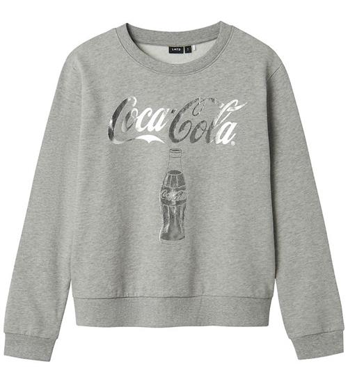 LMTD Sweatshirt - NlfSusi CocaCola - Grey Melange
