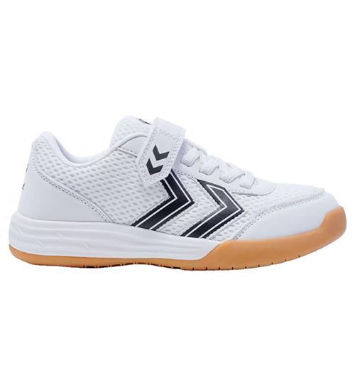 Se Hummel Indendørssko - Multiplay Flex VC JR - Hvid/Sort ved KidsWorld