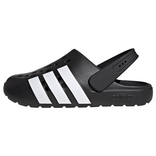 Se ADIDAS SPORTSWEAR Træsko 'Adilette 2.0'  sort / hvid ved About You